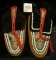 Pair of Beaded Leather and felt Moccasins. Doc valued at $580 in his collection.