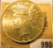 1925 P U.S. Peace Silver Dollar, Nice attractive high grade.