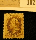 USA Scott #139 Jefferson Ten Cent Stamp. Cancelled. Cat $800. Please look at photos to make sure att