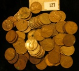 (65) U.S. Wheat Cents all dating prior to 1940.
