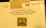 Scott # 621 1925 Norse-American Centennial Five Cent Stamp, Mint condition.