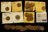Large lot of Canada Cents, few in 1940's, mixed dates with duplicates, many 1967 Confederation Cente