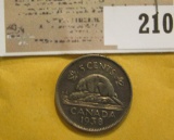 1938 Canada Nickel.