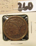 1847 U.S. Large Cent, VF+.