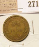 1938 West Africa Shilling.