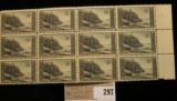 Block of Twelve mint 1935 7c Acadia Park, perforate Stamps issued without gum Scott # 762, VF NH, un