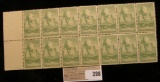 Block of 14 U.S.A. Stamp, Scott #747, 8c Zion, (1934), Mint NH/OG