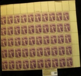 Mint Sheet of Boulder Dam USA 3c Stamps, Scott # 774. (50 stamps).