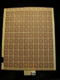 Mint Sheet of 50 Mark lavendar stamps from early 1900's Germany. No doubt a War capture item. Rarely