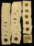 Group of carded Lincoln Cents, all in 2
