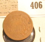 1865 U.S. Two Cent Piece.