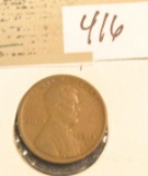 1913 S Lincoln Cent, VF.