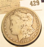 1890 CC U.S. Silver Morgan Dollar.