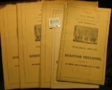 (7) Banking Sets, Six Column Journal and Jobbing Book, & Small Set Day Book from 