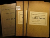 Pair of Ledgers, Journal, and Cash Book 