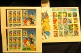 (2) Souvenir sheet of Daffy Duck stamps ($6.60 face); & a 