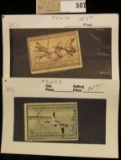 RW # 20 & 23 $2 Federal Migratory Waterfowl Stamps, both signed.