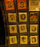 (11) Match Book Covers from the Dimond Match Book Co. N.Y.C. depicting famous Old Movie Stars.