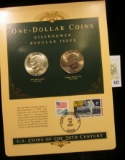 U.S. Coins of the 20th Century One-Dollar Coins Eisenhower Regular Issue postmarked at Cape Canavera