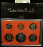 1982 S U.S. Proof Set, Original as issued. A nice attractive set with all coins exhibiting Cameo Fro