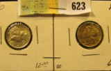 1940 P & 43 P Mercury Dimes. Both high grades.