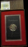 1972 S U.S. Silver Proof Eisenhower Dollar in original box as issued.