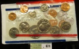 1989 U.S. Mint Set. Original as issued. U.S. Mint issue price was $7.00.