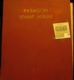 Paragon Stamp Album containing a large mixture of Foreign Stamps including Algeria, Antiqua, Argenti