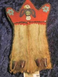 Deer Hoof Medicine Bag used by the Deer Clan (Family) of the Mesquakie Indian. The Deer Clan died ou