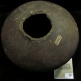Native American Pottery Bowl, top neck missing. Museum no. 2641. 6 1/2
