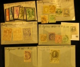 Group of higher value Belgium Stamps. All attributed and priced to sell at over $125.00.