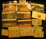 A nice group of attributed and priced U.S. Stamps, some Mint, others used. Doc valued this group at