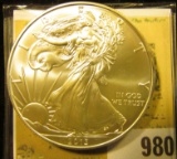 2013 U.S. Silver American Eagle One Ounce .999 Fine Dollar. BU.