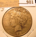 1928 S U.S. Peace Silver Dollar.