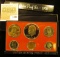 1195 _ 1978 S U.S. Proof Set, Original as issued. A nice attractive set with all coins exhibiting Ca