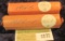 1277 _ 1928 P & 54 S Solid Date Rolls of Lincoln Cents. Circulated. (2 rolls).