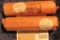 1287 _ 1918 P & 41 S Solid Date Rolls of Lincoln Cents. Circulated. (2 rolls).