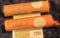 1293 _ 1940 S & 41 S Solid Date Rolls of Lincoln Cents. Circulated. (2 rolls).