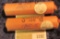 1297 _ 1940 S & 52 S Solid Date Rolls of Lincoln Cents. Circulated. (2 rolls).