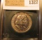 1327 _ 1893 World's Columbian Exposition Commemorative Silver Half Dollar in slabbed holder, not gra