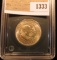 1333 _ 1954 S Washington/Carver Silver Commemorative Half-Dollar, BU. In a plastic slab, but not gra