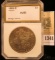 1341 _ 1884 S VAM # 5 Morgan Silver Dollar slab AU 53.