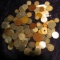 1036 _ Zip-lock Bag of Foreign Coins, includes a 1700s era Russian Copper, a 1944 Netherlands Silver