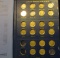 1377 _ 1914-38 Partial set of Buffalo Nickels in a deluxe Whitman Album. A lot of nice coins remain