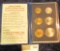 1543 _ Coins of Israel Issued by the Bank of Israel Jerusalem Specimen Set 1971. Six-pieces.