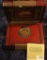 1607 _ Thomas Jefferson Double Eagle Medal in a U.S. Mint Box.