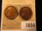 1654 _ Pair of 1930 D Lincoln Cents, both Brown AU to Unc.