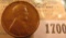 1700 _ 1910 S Lincoln Cent, Very Fine.