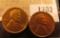 1703 _ Pair of 1937 S Lincoln Cents, Brilliant Red Uncirculated.