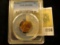 1756 _ 1938 S Lincoln Cent, PCGS slabbed MS65RD